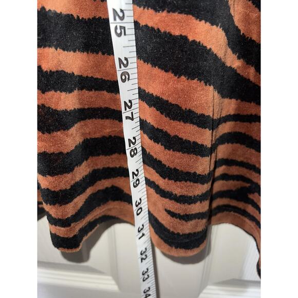 Tapemeasure Women Kleding Tiger Jacquard Sweate Multicolor Size 1X A003284 - Picture 6 of 7